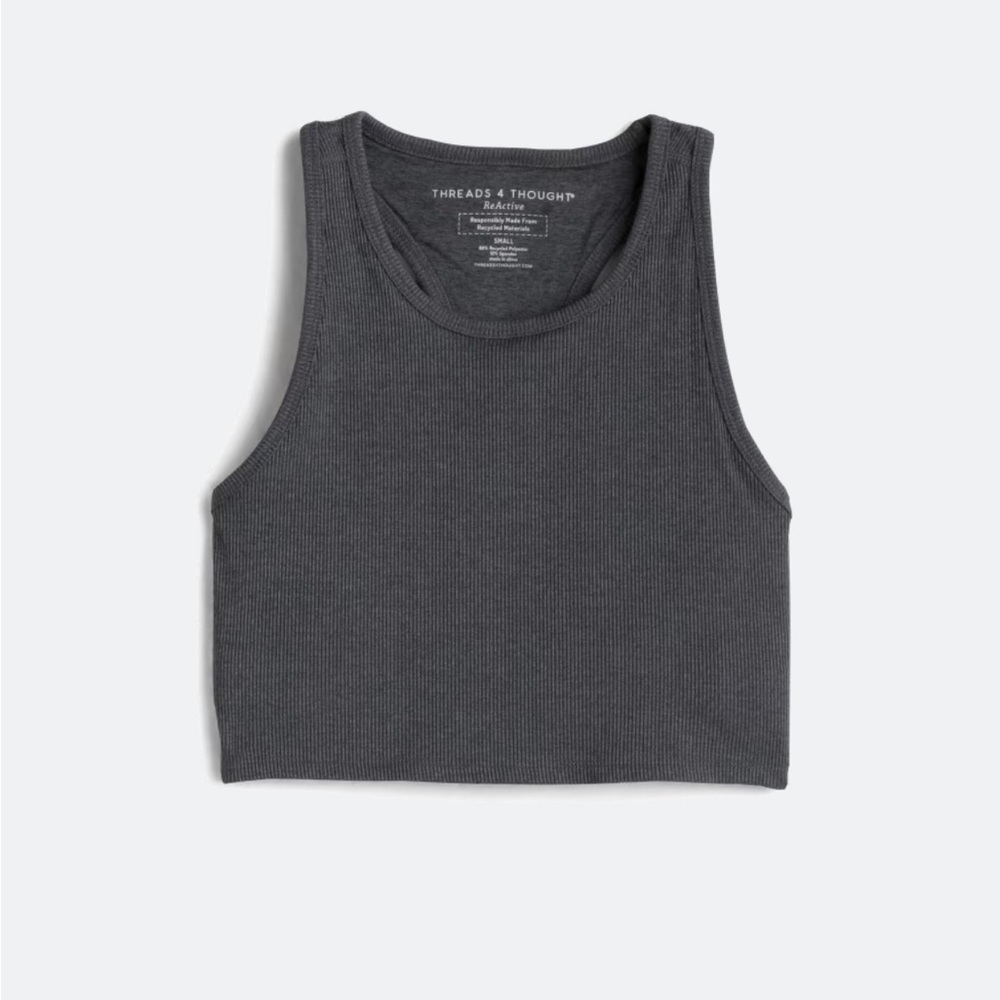 Threads 4 Thought Dark Gray Tank Top